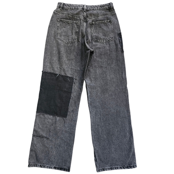 Garage Street Wide Leg Patchwork Jeans - Picture 5 of 8